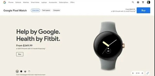 谷歌Pixel Watch 2手表现身认证网站 或10月份发布