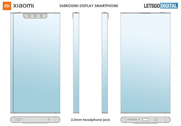 小米MIX Alpha 2设计专利图曝光 这次还是用环绕屏