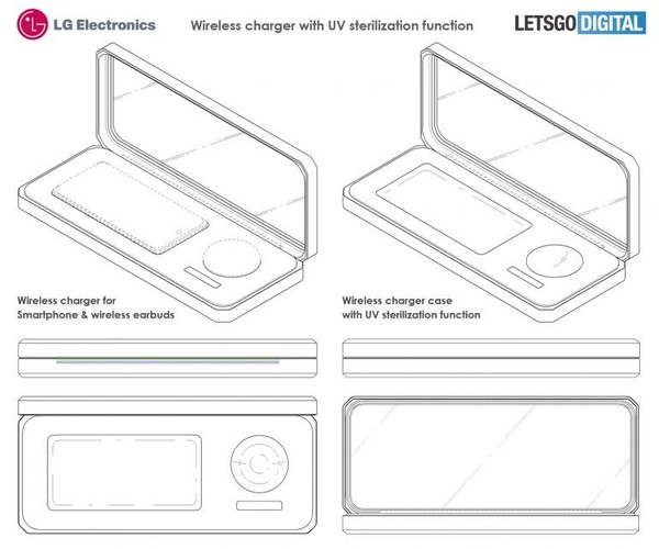 外媒：LG或将推出具备紫外线杀菌功能的无线充电盒