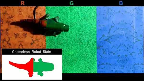 伪装高手来了！韩国科学家成功研发变色龙软体机器人