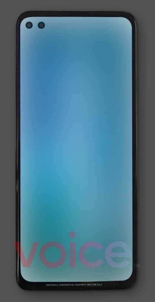 摩托罗拉G系列新机正面曝光 双挖孔显示屏才是亮点？