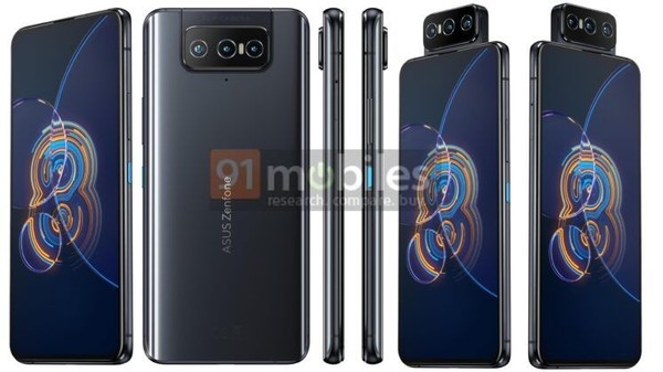 华硕ZenFone 8/Flip渲染图及配置曝光 5月12日发布