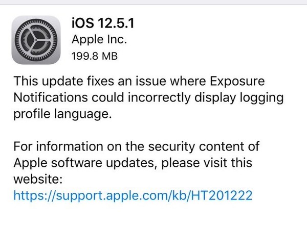 苹果iOS 12.5.1正式版发布！iPhone 6用户也可以更新