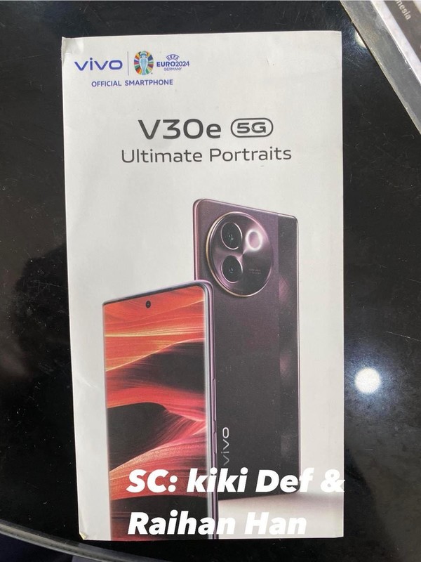 vivo V30e包装发布前泄露 真机外观和参数遭曝光