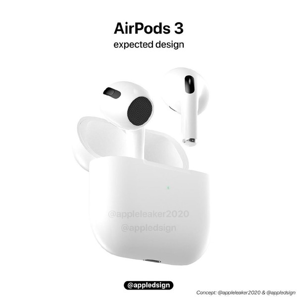 苹果AirPods 3最新爆料 外观基本确定半入耳式设计