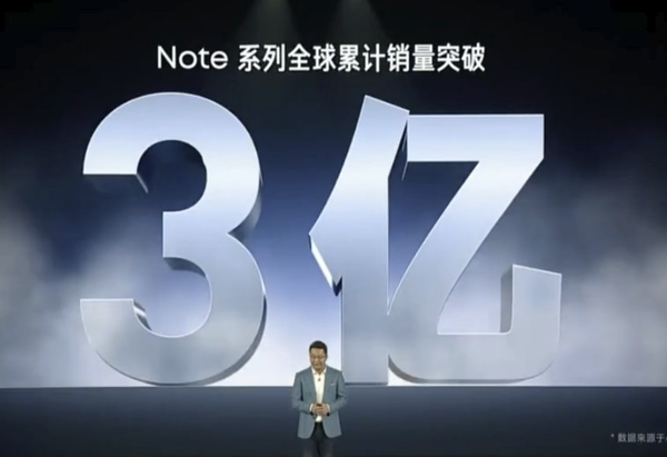 红米Note再创辉煌：全球销量冲破3亿大关！