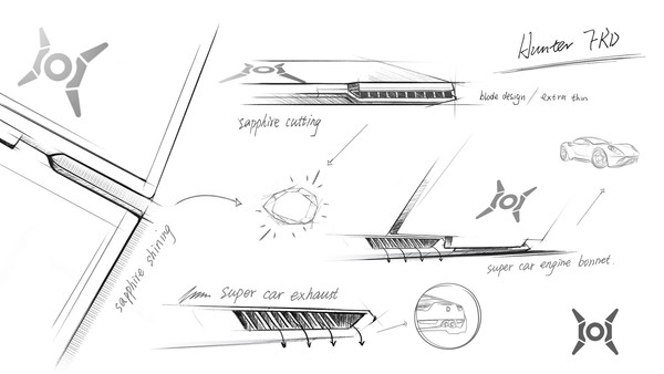 荣耀首款游戏本设计图曝光 融入蓝宝石和超跑元素