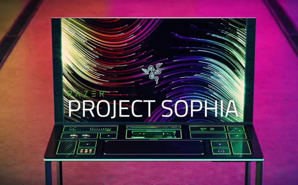 雷蛇发布首发模块化电竞桌概念设计——Project Sophia