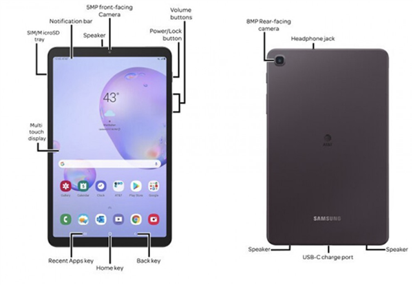 三星Galaxy Tab A（2020）真机曝光：外观似曾相识