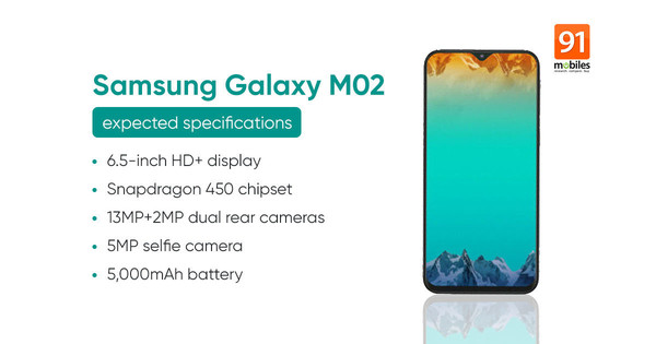 三星Galaxy M02定档2·2在印度上市 售价不超过620元