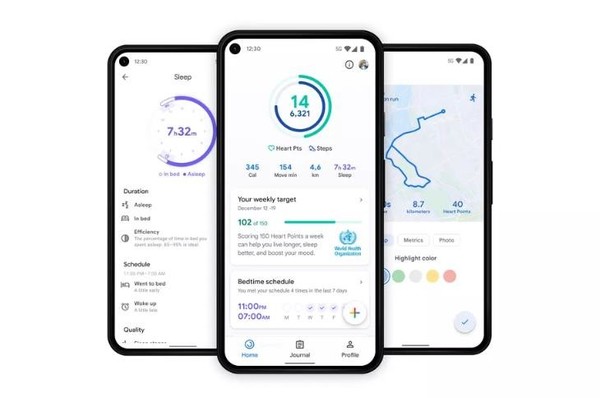 谷歌Fit应用更新 添加了新的健康中心和睡眠跟踪数据