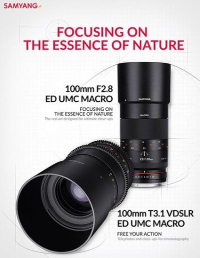 三阳新推100mm F2.8手动微距镜头，摄影新宠！