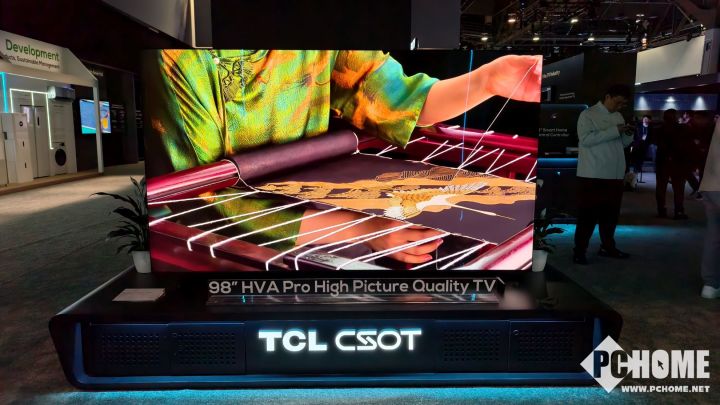 TCL 98吋HVA Pro 4K电视惊艳CES 2025